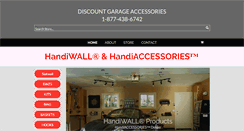 Desktop Screenshot of discountgarageaccessories.com